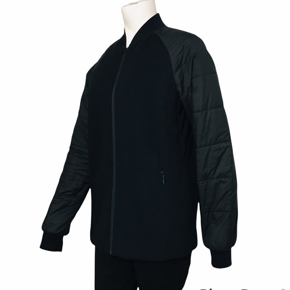 NWOT RYU  Ethos Black Bomber  Unisex Jacket Size M - Picture 8 of 15